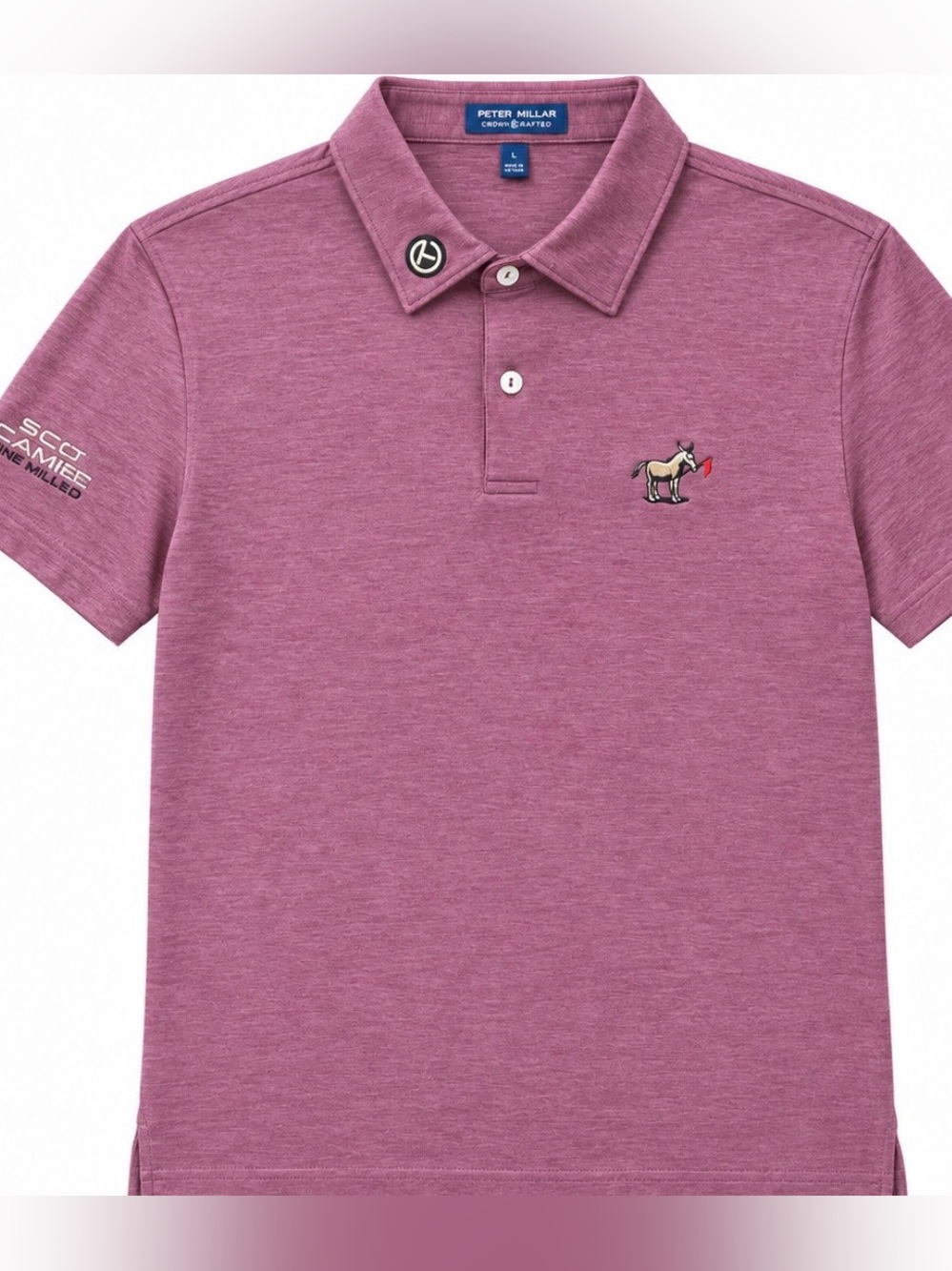 Scotty Cameron Gallery Circle T Polo Tailored Jack The Donkey Lt Brown sz L Golf